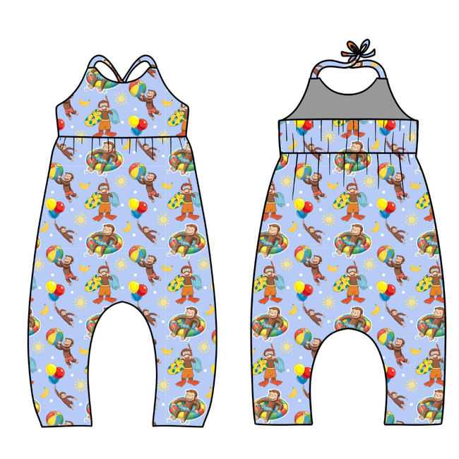 Monkey Around Brielle Romper Knit - PRE ORDER