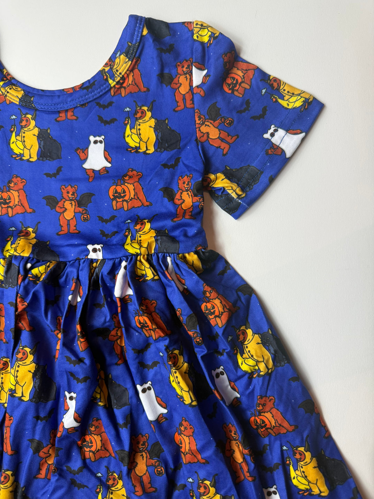 GOBLIN NIGHT - SIERRA SHORT SLEEVE TWIRL DRESS - KNIT