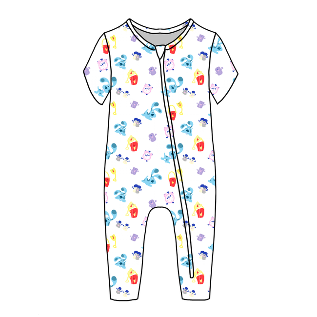 Clue Dandelion Short Sleeve Sleeper Bamboo - PRE ORDER