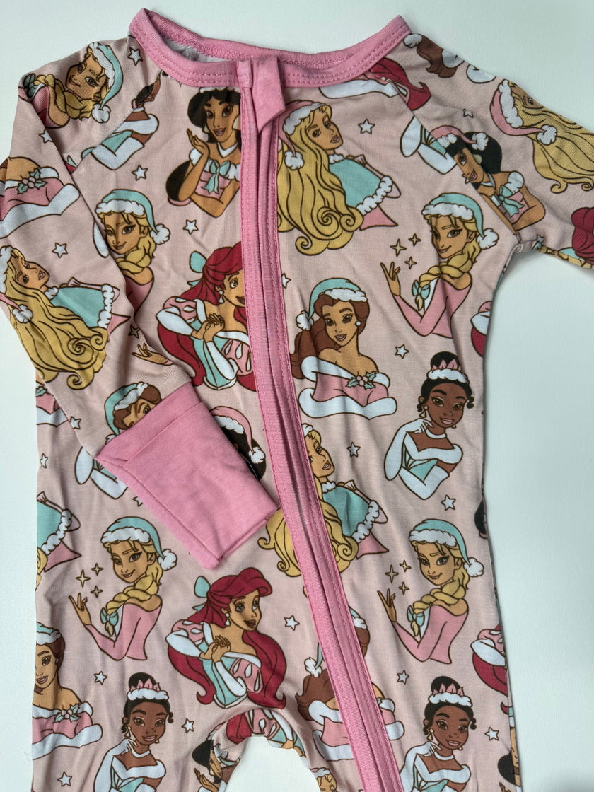 PRINCESS XMAS - DREAMLAND LONG SLEEVE SLEEPER - BAMBOO