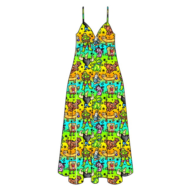 Cartoons Harper Women's Low Back Dress Bamboo - Pre Order
