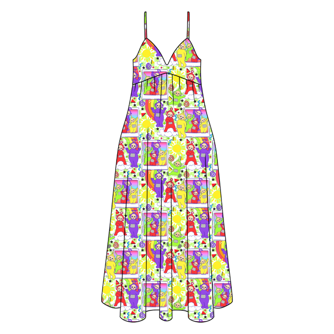 Tubby Time Harper Women's Low Back Dress Bamboo - Pre Order