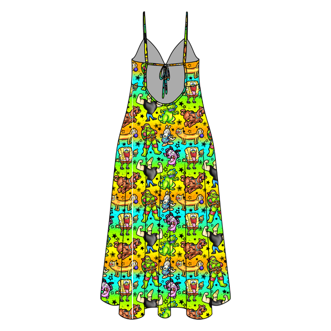 Cartoons Harper Women's Low Back Dress Bamboo - Pre Order