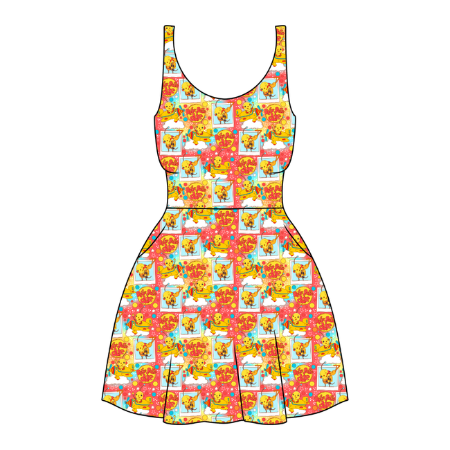 Retro Robot Adventures Women's Reverie Dress - Pre Order