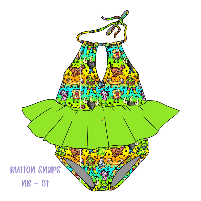 Cartoons Party Swim - Pre Order