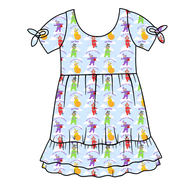 Big Hug Serenity Short Sleeve Lounge Dress - PRE ORDER