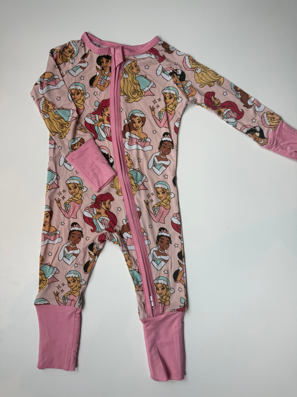 PRINCESS XMAS - DREAMLAND LONG SLEEVE SLEEPER - BAMBOO