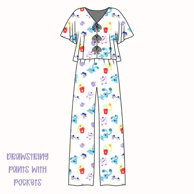 Clue Lollipop Women's Front Tie Set Bamboo - Pre Order