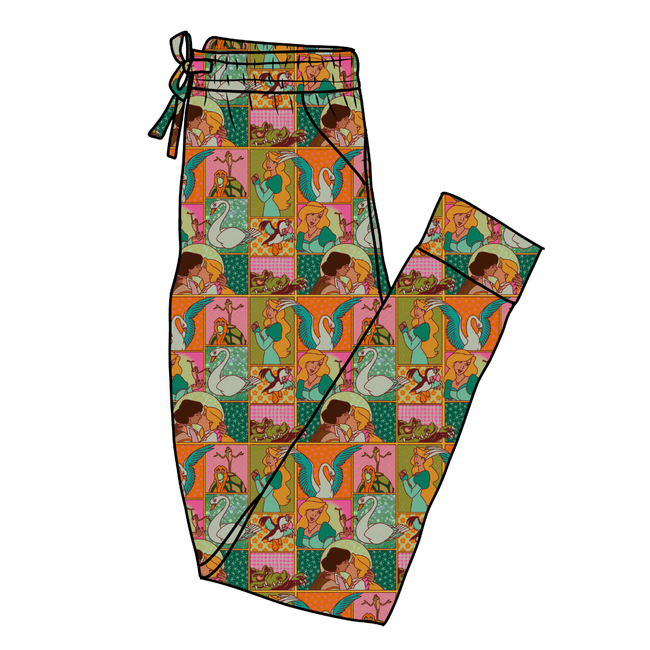 Swan Daze Adult Bamboo Joggers - Pre Order
