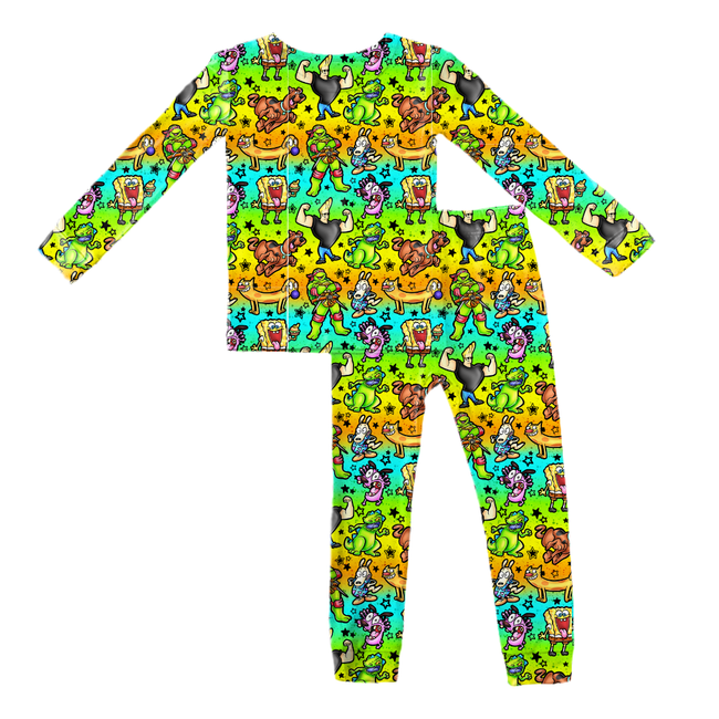 Cartoons Slumber Bamboo Long Sleeve Pants Set - PRE ORDER