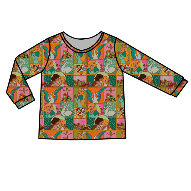 Swan Ruby Long Sleeve Bamboo Shirt - Pre Order