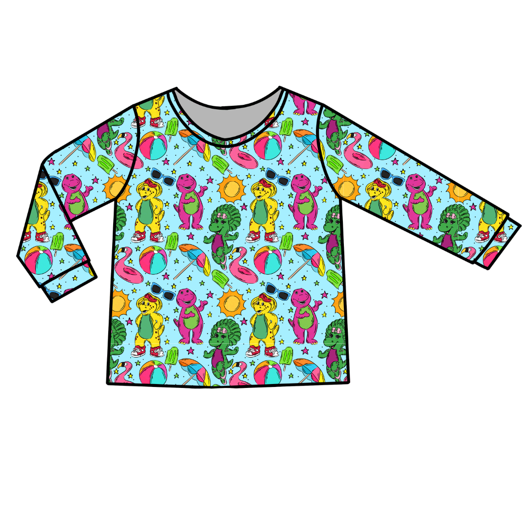 Backyard Adventures Ruby Long Sleeve Bamboo Shirt - Pre Order