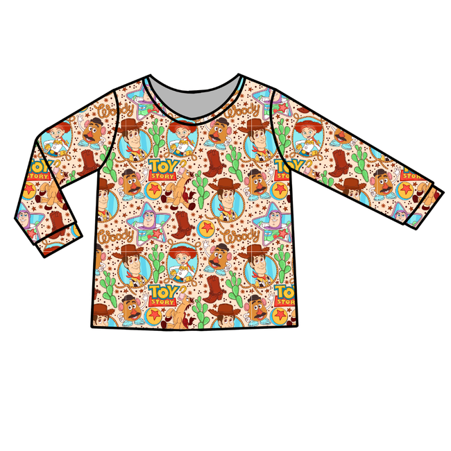 Howdy Partner Ruby Long Sleeve Bamboo Shirt - Pre Order