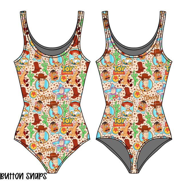 Howdy Partner Sapphire Women's Bamboo Leotard - Pre Order