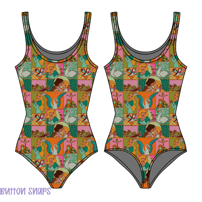 Swan Sapphire Women's Bamboo Leotard - Pre Order