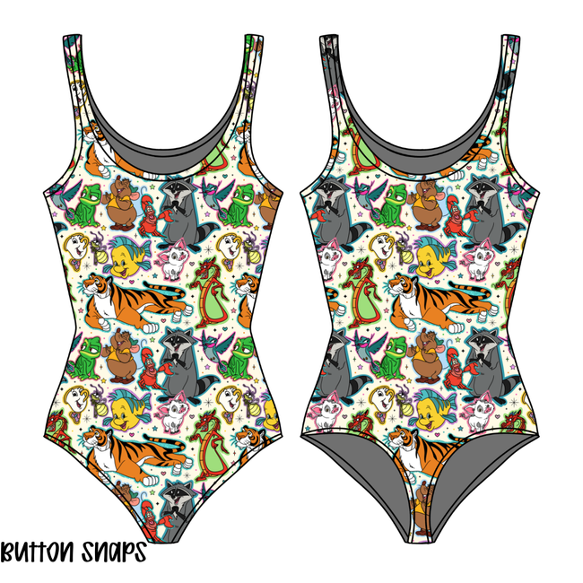 Sidekicks Sapphire Women's Bamboo Leotard - Pre Order