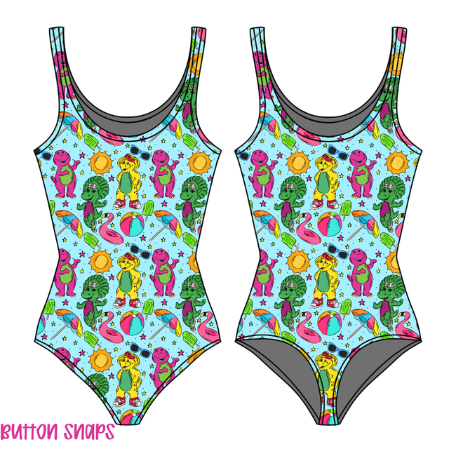 Backyard Adventures Sapphire Women's Bamboo Leotard - Pre Order