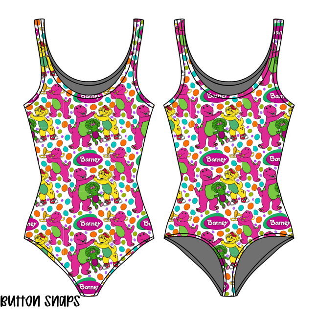 Gumdrops Sapphire Women's Bamboo Leotard - Pre Order