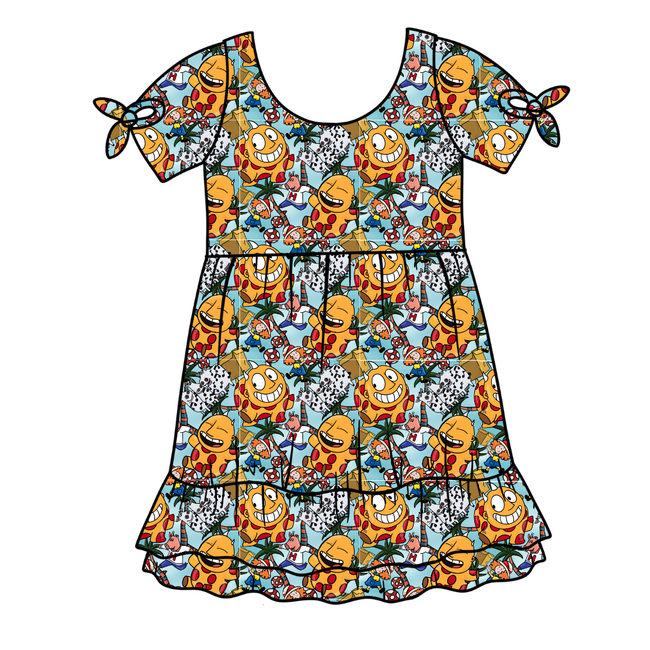 Maggie Serenity Short Sleeve Lounge Dress - PRE ORDER