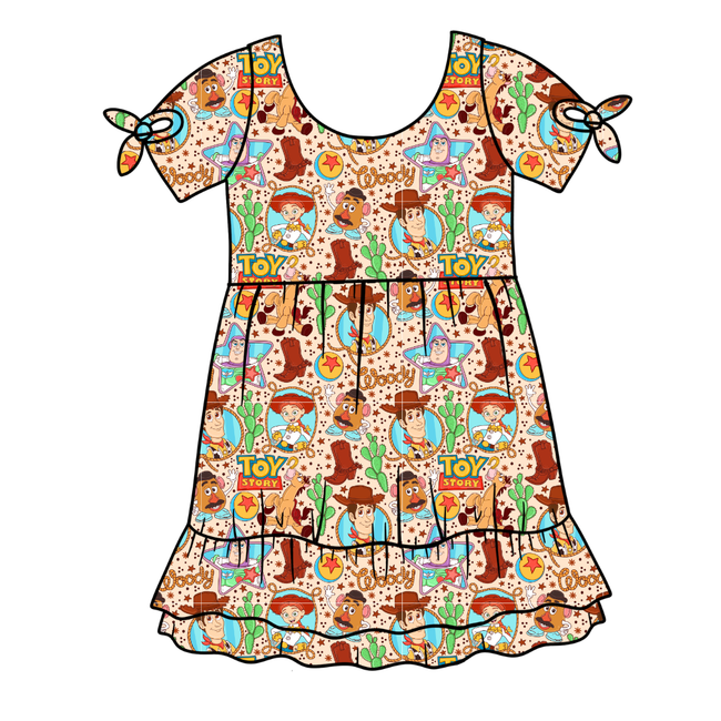 Howdy Partner Serenity Short Sleeve Lounge Dress - PRE ORDER