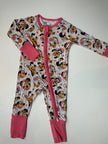 PINK FAB FIVE XMAS - DREAMLAND LONG SLEEVE SLEEPER - BAMBOO