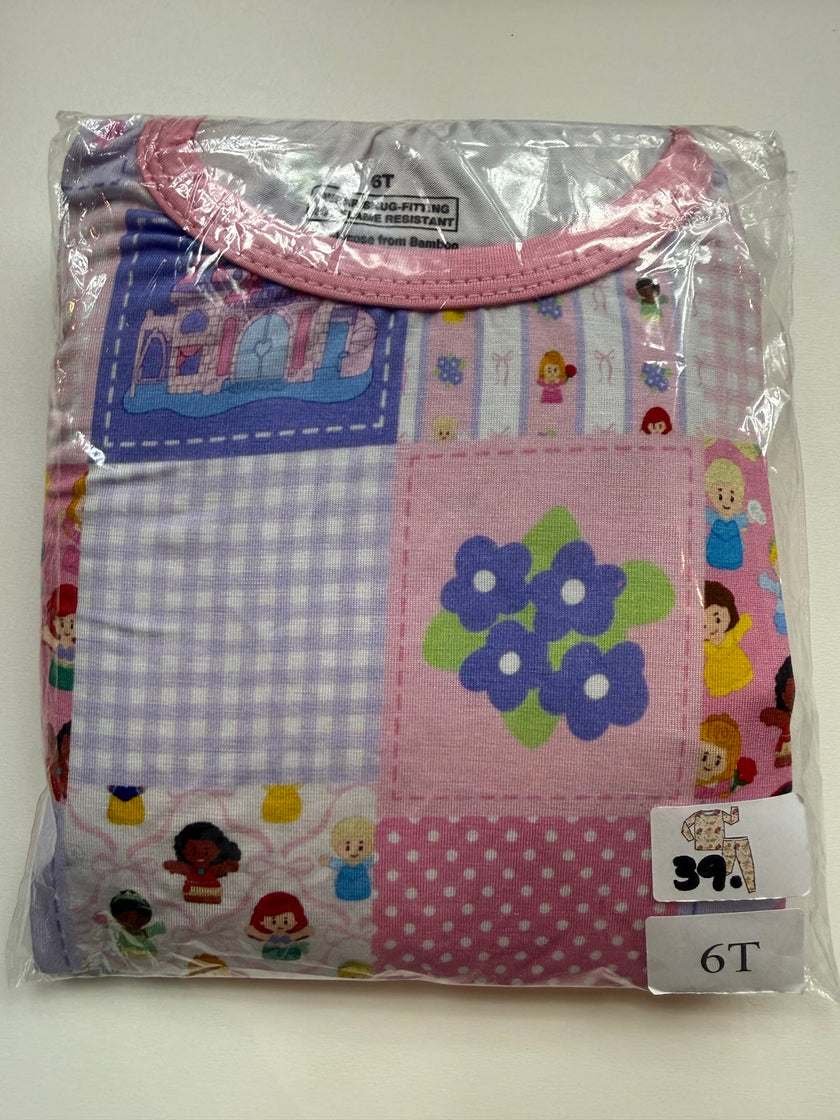 PRINCESS PEOPLE - SLUMBER LONG SLEEVE PAJAMA PANTS SET - BAMBOO