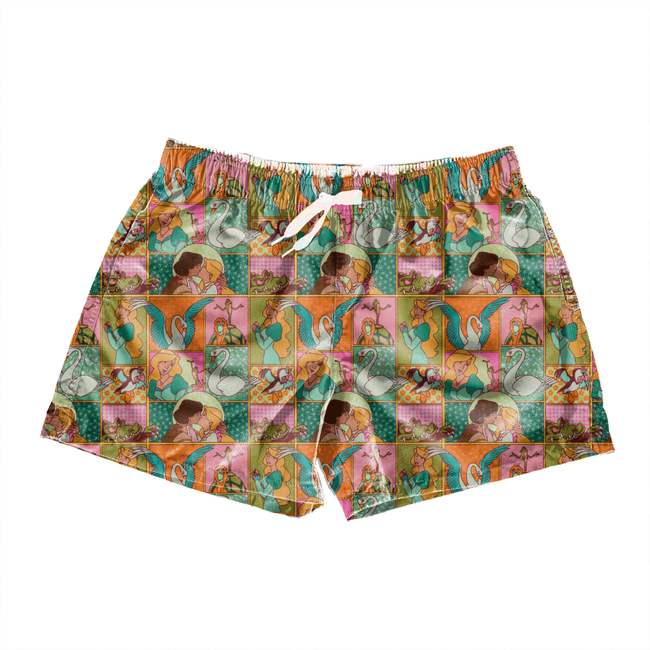 Swan Swim Trunks - Pre Order