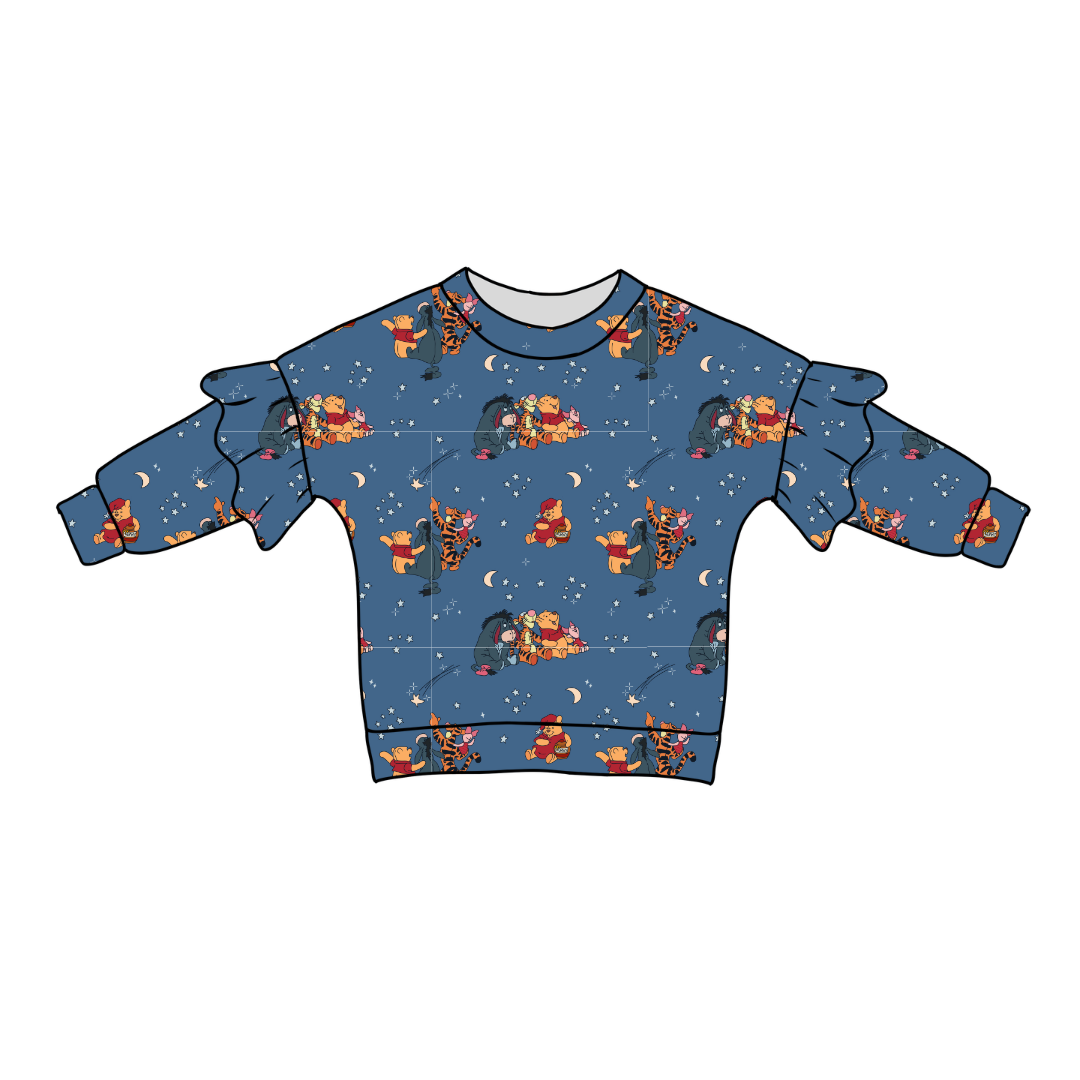 Hunny Dreams - Lillie Ruffle Sweater Knit - PRE ORDER