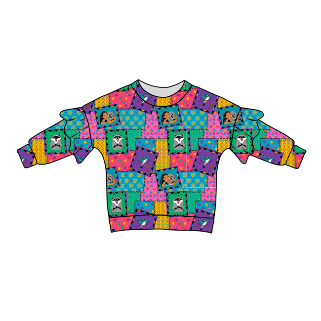 Wind Color - Lillie Ruffle Sweater Knit - PRE ORDER