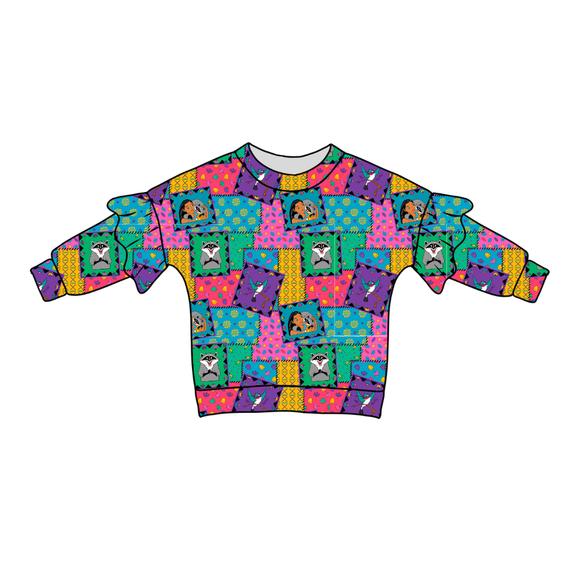 Wind Color - Lillie Ruffle Sweater Knit - PRE ORDER