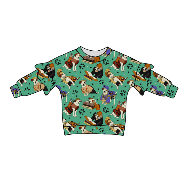 Wishbone - Lillie Ruffle Sweater Knit - PRE ORDER