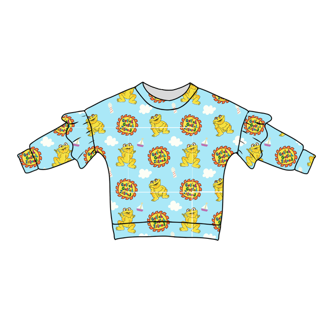 On the Island - Lillie Ruffle Sweater Knit - PRE ORDER