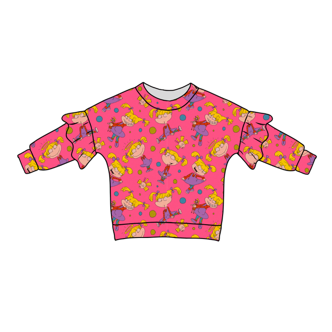 Angelic - Lillie Ruffle Sweater Knit - PRE ORDER