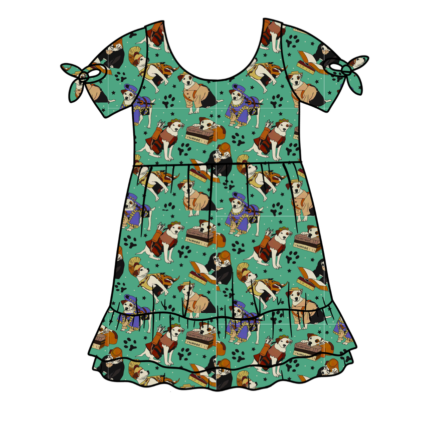 Wishbone Serenity Short Sleeve Lounge Dress - PRE ORDER