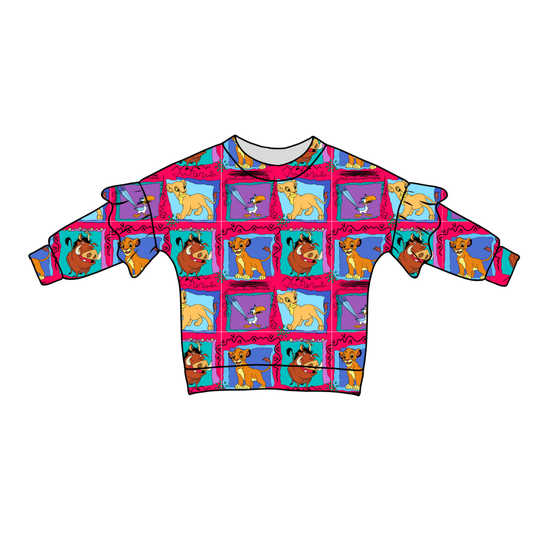 Safari Dreams - Lillie Ruffle Sweater Knit - PRE ORDER