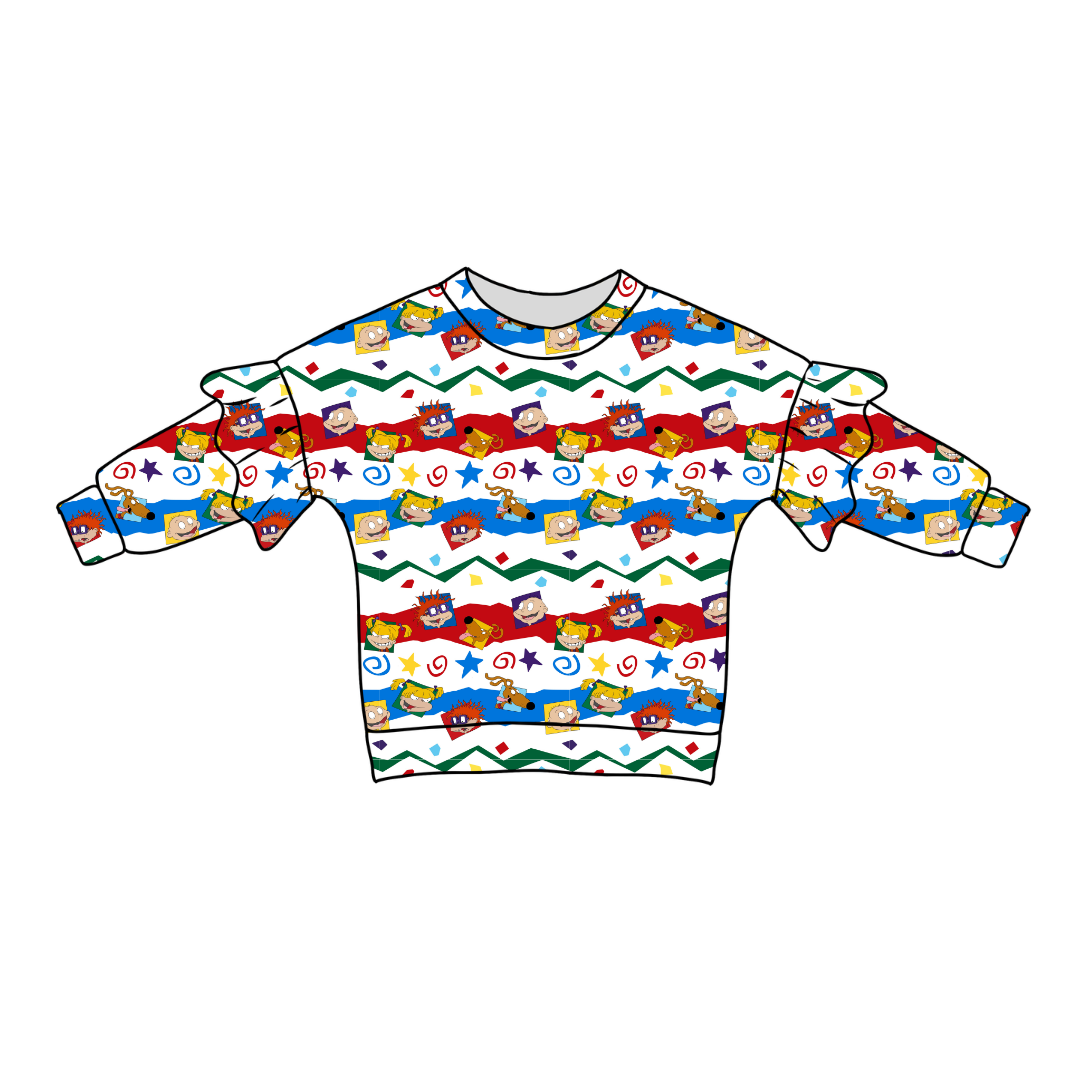 Stupid Babies - Lillie Ruffle Sweater Knit - PRE ORDER