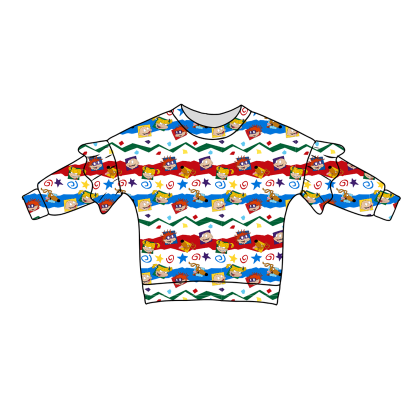 Stupid Babies - Lillie Ruffle Sweater Knit - PRE ORDER