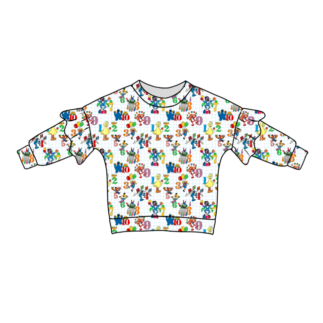 Number Street - Lillie Ruffle Sweater Knit - PRE ORDER