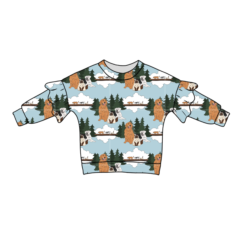 Homeward - Lillie Ruffle Sweater Knit - PRE ORDER