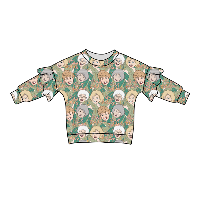 Golden - Lillie Ruffle Sweater Knit - PRE ORDER