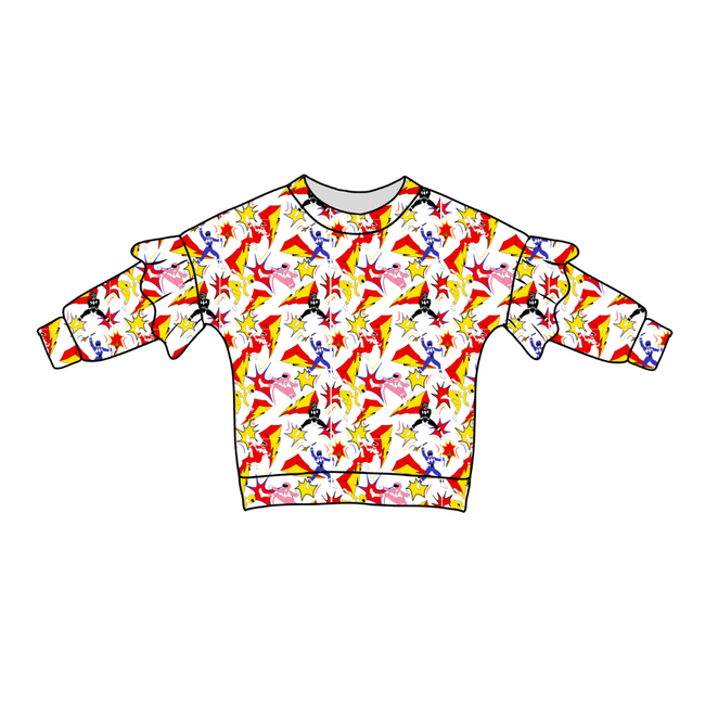 Ranger Dreams - Lillie Ruffle Sweater Knit - PRE ORDER