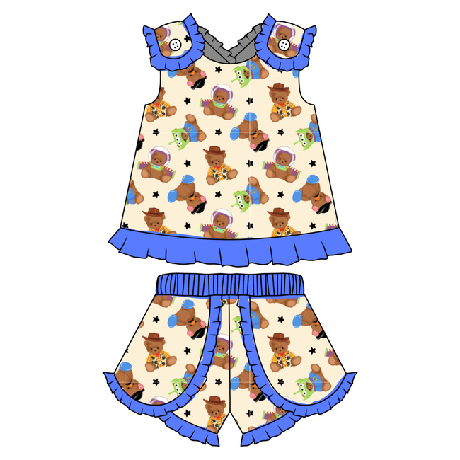 Toy Box Besties Evie Tulip Short Set Knit - PRE ORDER