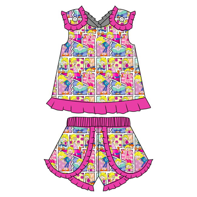 Lizzie Evie Tulip Short Set Knit - PRE ORDER