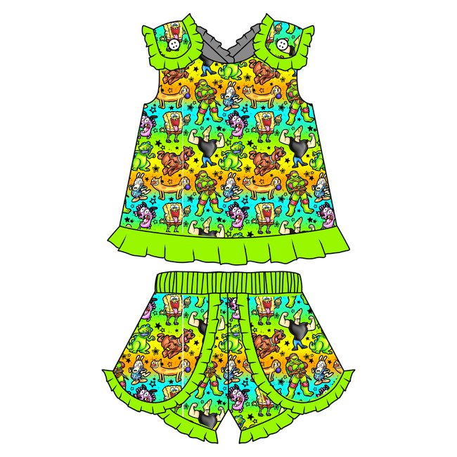 Cartoons Evie Tulip Short Set Knit - PRE ORDER