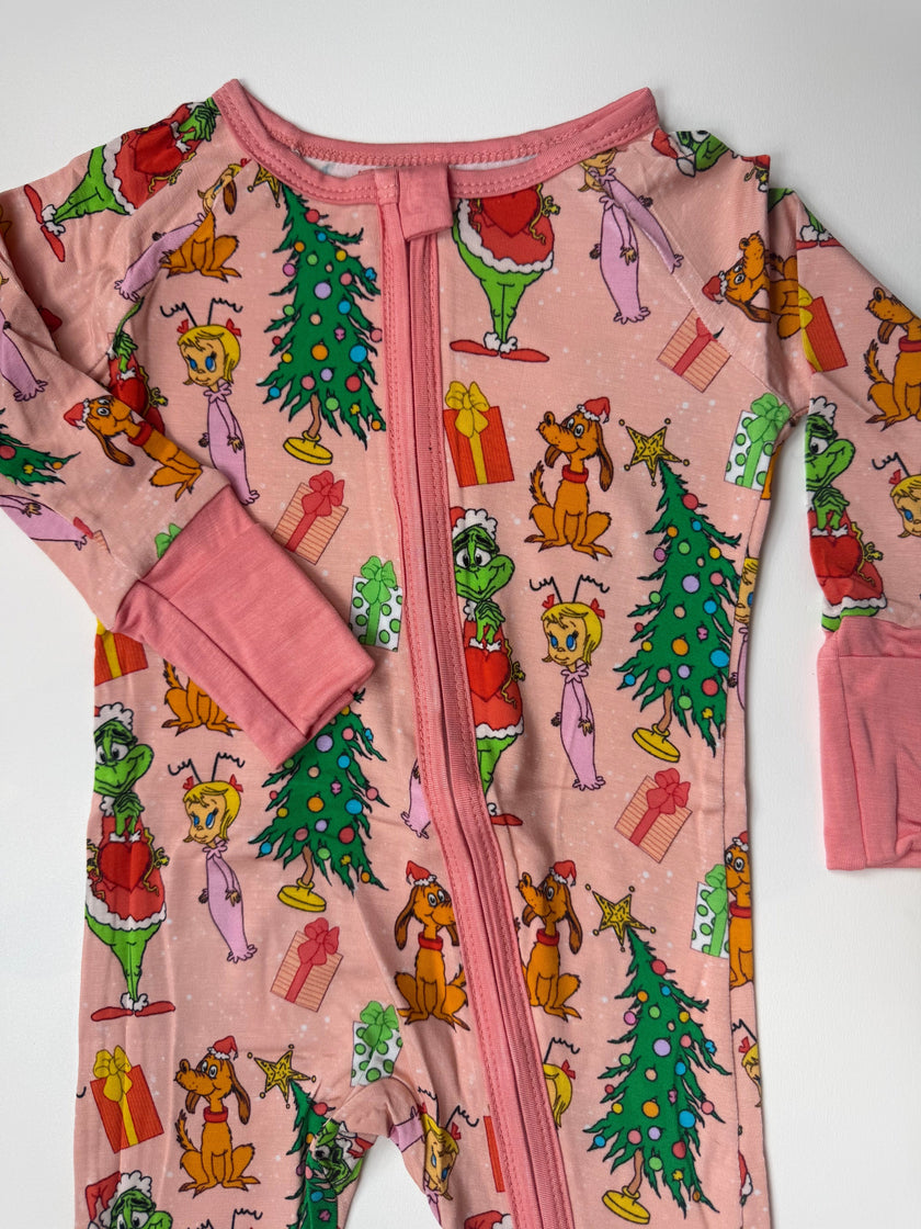 CINDY & MEAN GREEN - DREAMLAND LONG SLEEVE SLEEPER - BAMBOO
