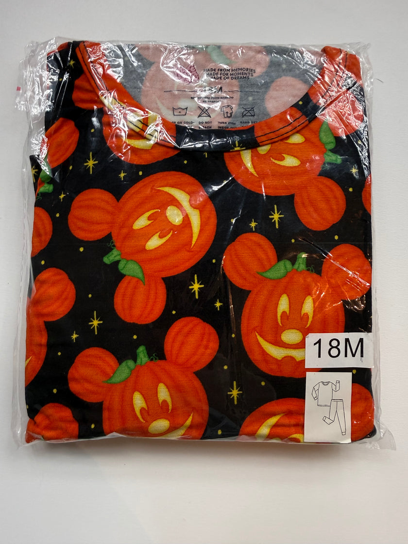PUMPKIN EARS - SLUMBER LONG SLEEVE PAJAMA PANTS SET - BAMBOO
