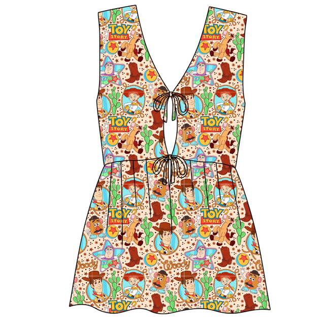 Howdy Partner Gaia Women's Front Tie Top - Knit - Pre Order (Copy)