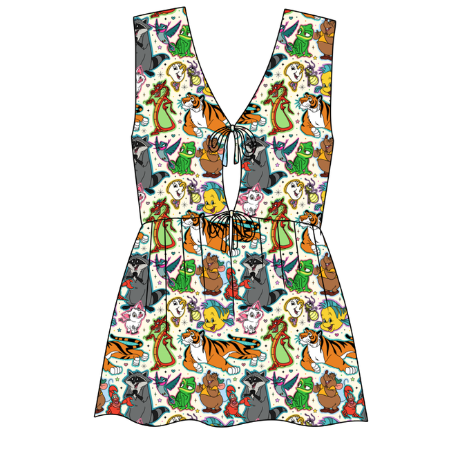 Sidekicks Gaia Women's Front Tie Top - Knit - Pre Order (Copy)