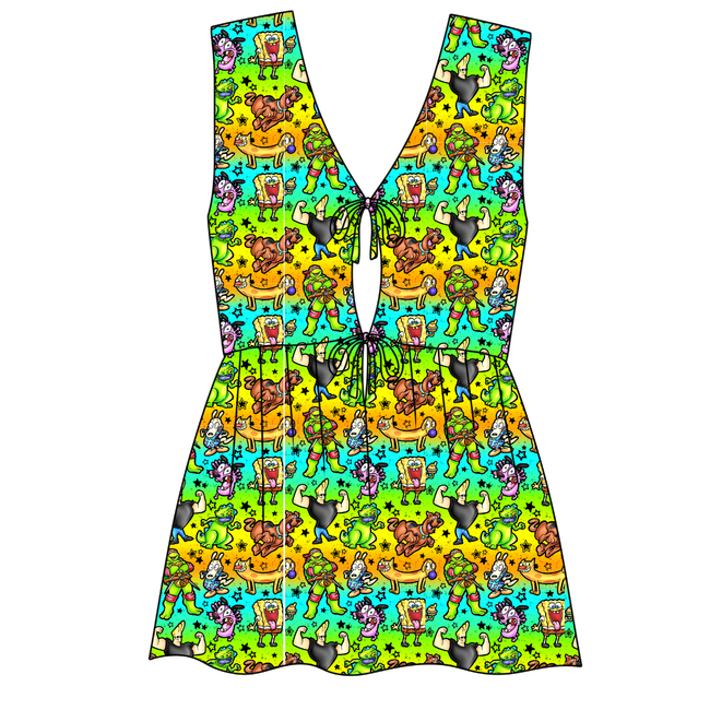 Cartoons Gaia Women's Front Tie Top - Knit - Pre Order