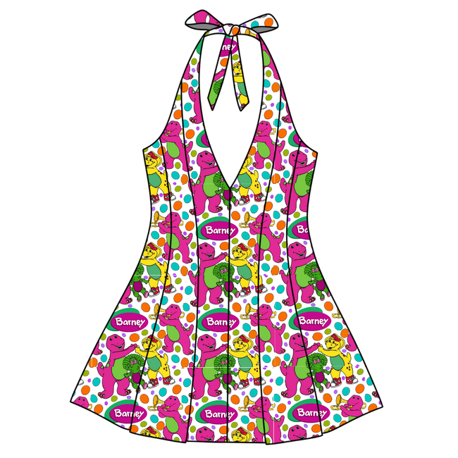 Gumdrops Celo Women's Halter Dress - Knit - Pre Order